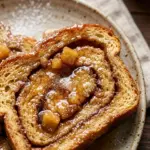 Apple Cider Cinnamon Roll French Toast Breakfast