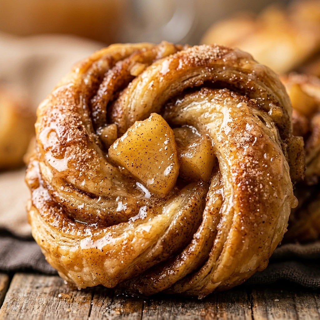 Apple Cider Cinnamon Roll Twists Breakfast