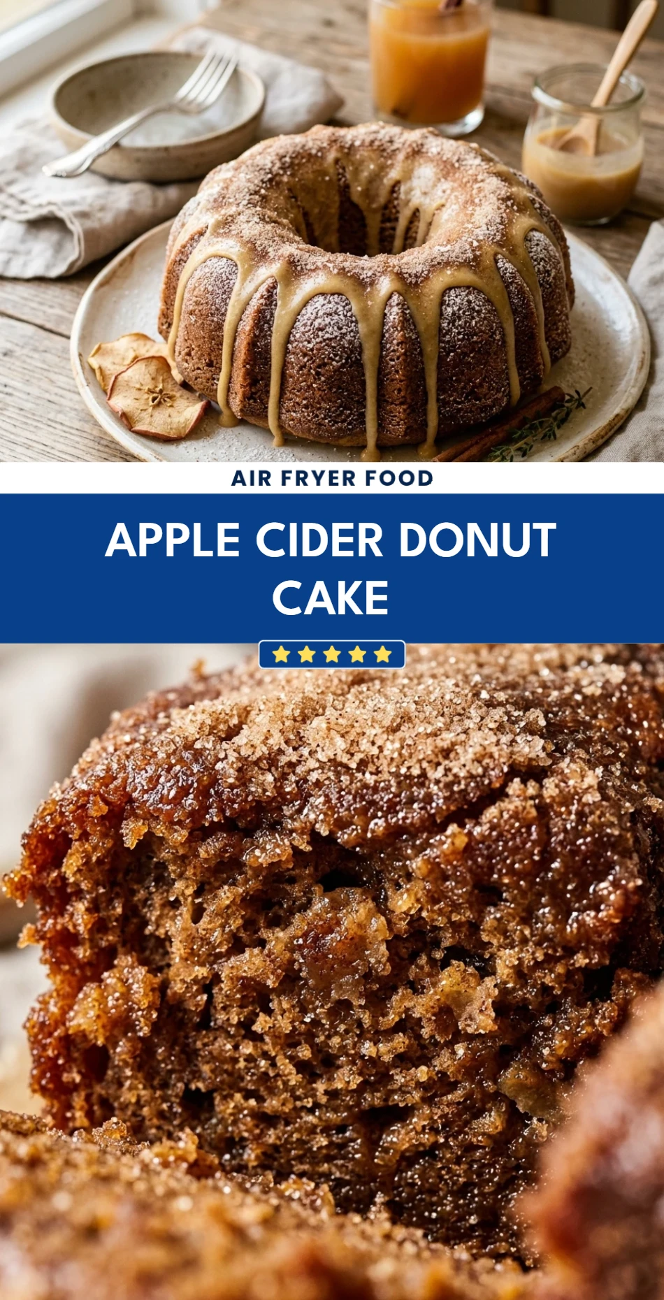 Apple Cider Donut Cake