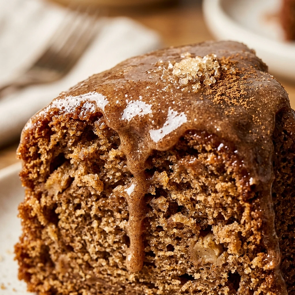 Apple Cider Donut Cake With Cinnamon Glaze