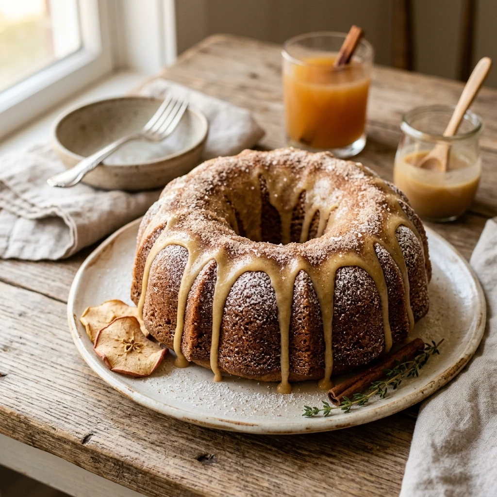 Apple Cider Donut Cake
