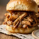 Apple Cider Pulled CHICKEN Sliders
