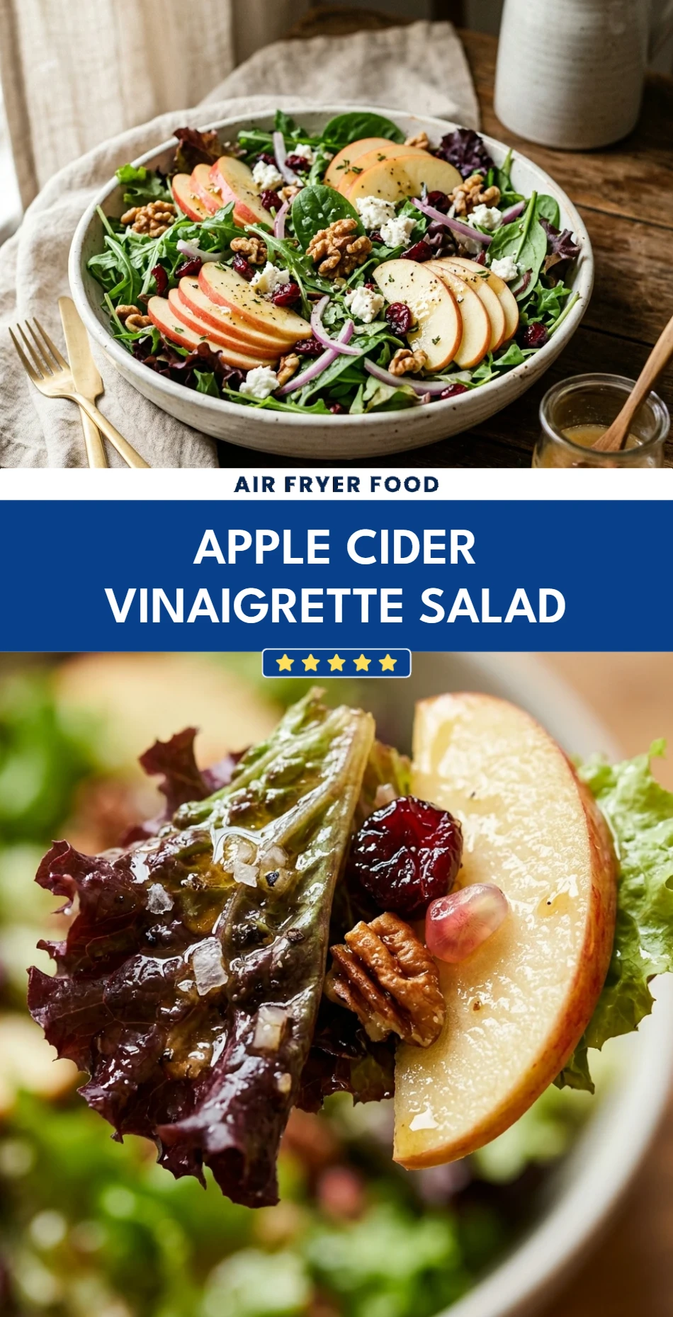 Apple Cider Vinaigrette Salad