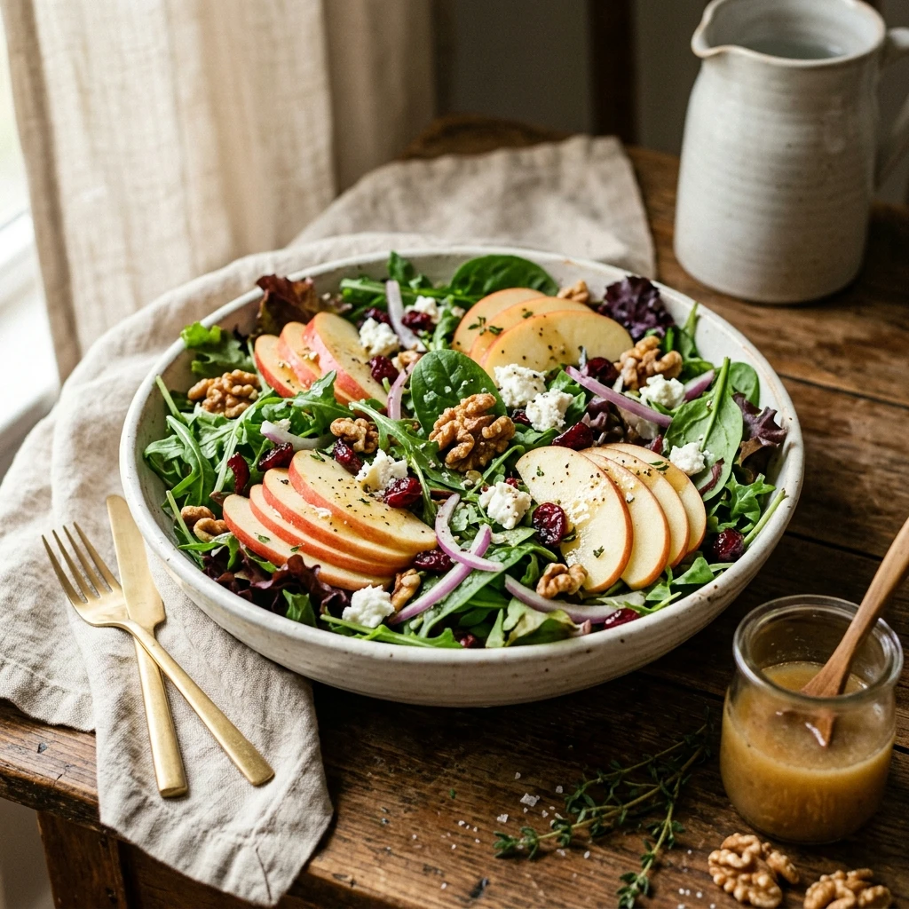 Apple Cider Vinaigrette Salad