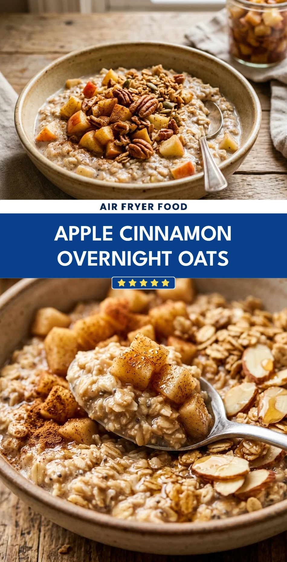 Apple Cinnamon Overnight Oats