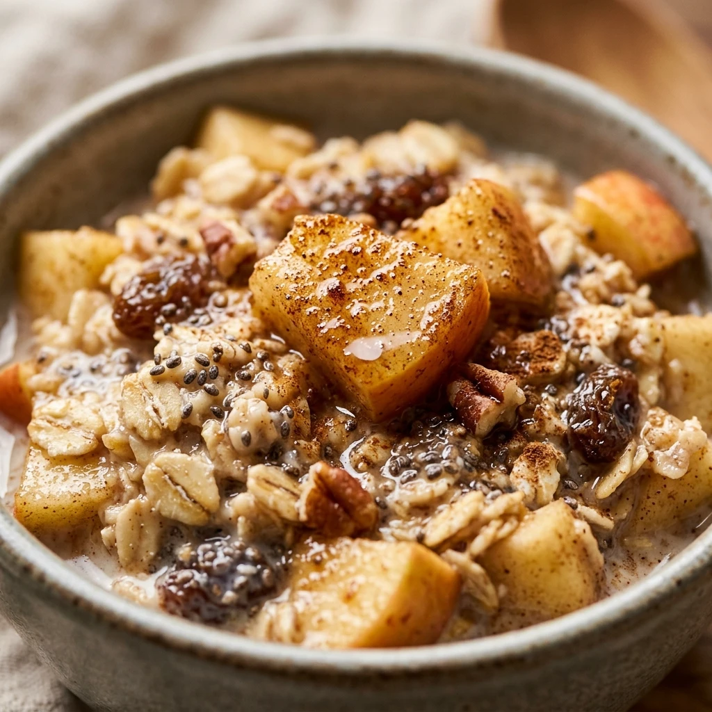 Apple Cinnamon Overnight Oats
