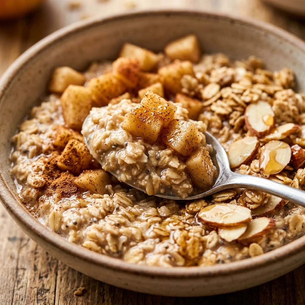Apple Cinnamon Overnight Oats