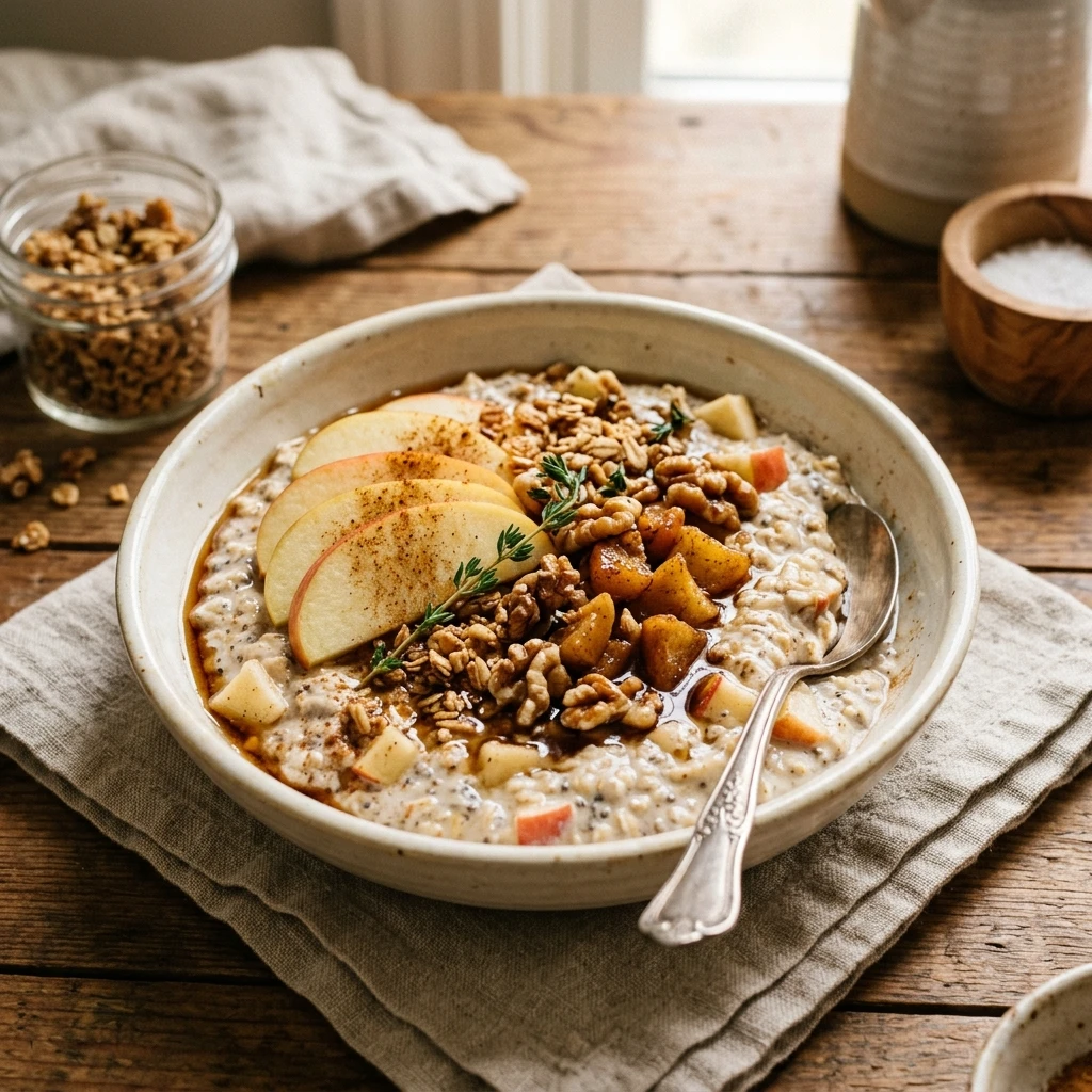 Apple Cinnamon Overnight Oats