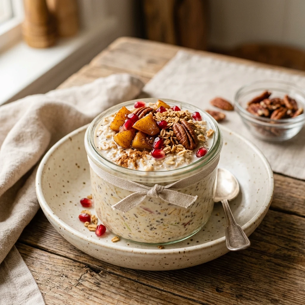 Apple Cinnamon Overnight Oats
