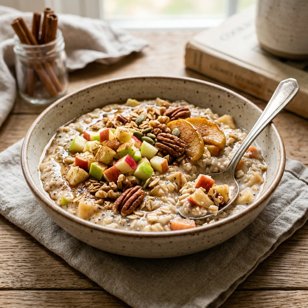 Apple Cinnamon Overnight Oats
