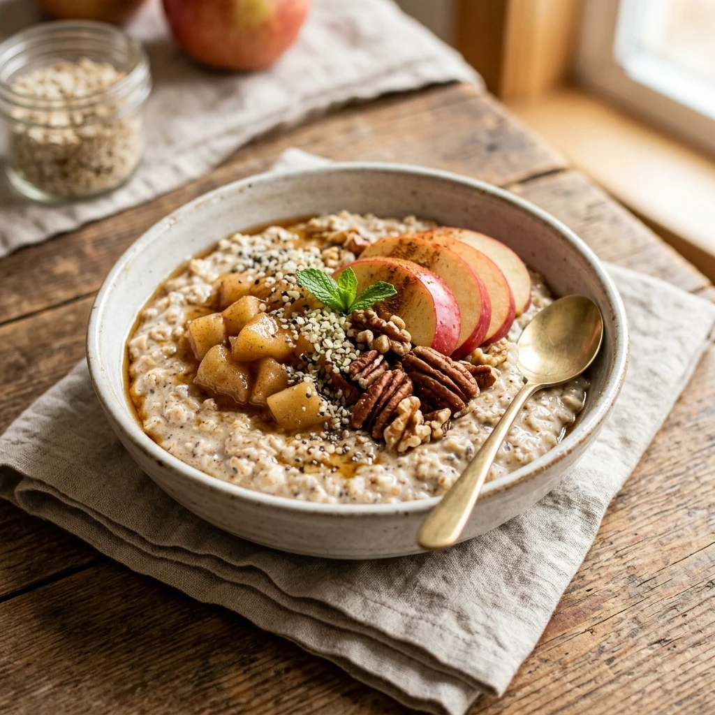 Apple Cinnamon Overnight Oats