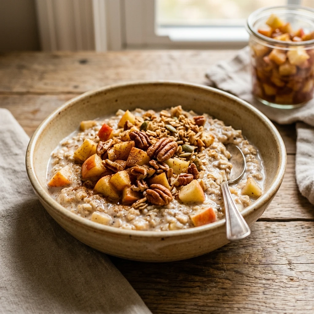 Apple Cinnamon Overnight Oats