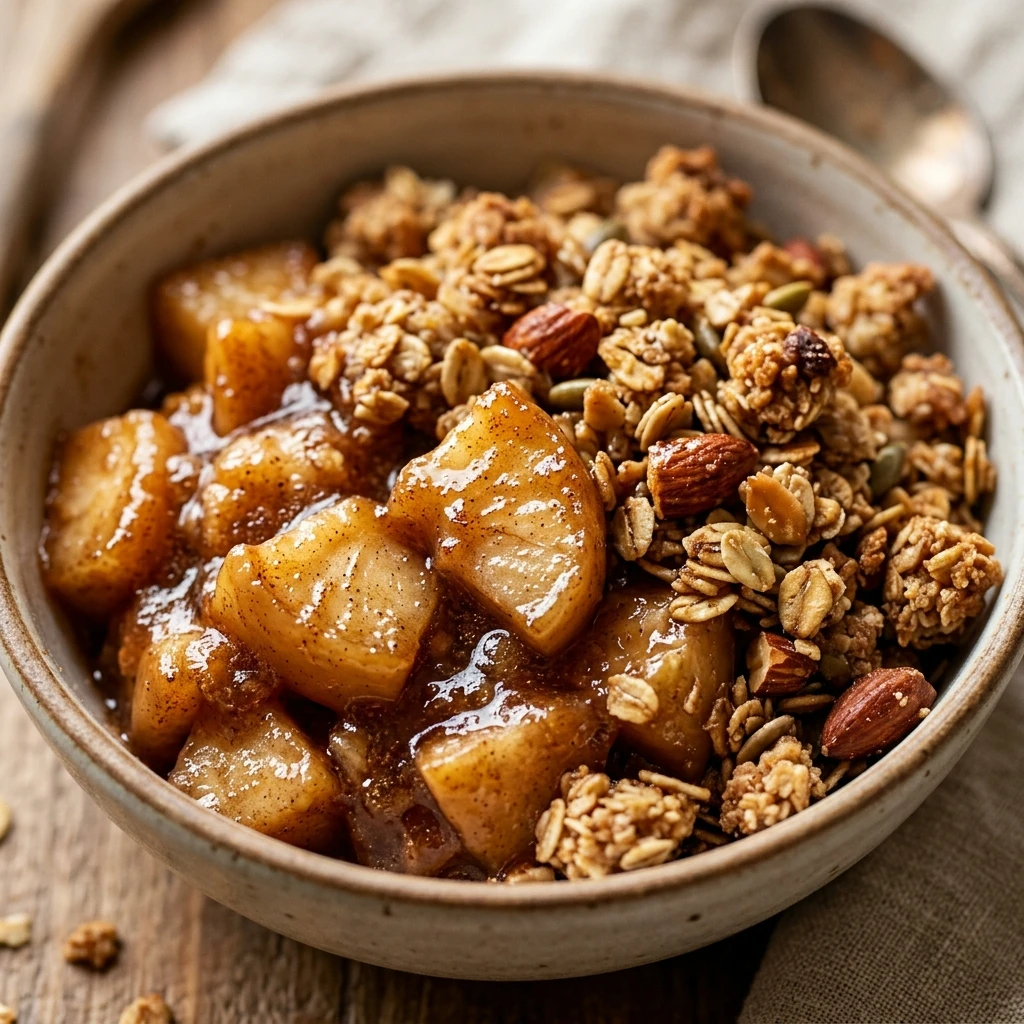 Apple Crumble With Vanilla Protein High Protein