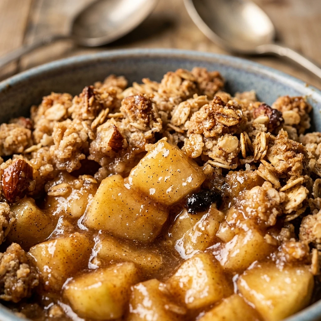 Apple Crumble With Vanilla Protein