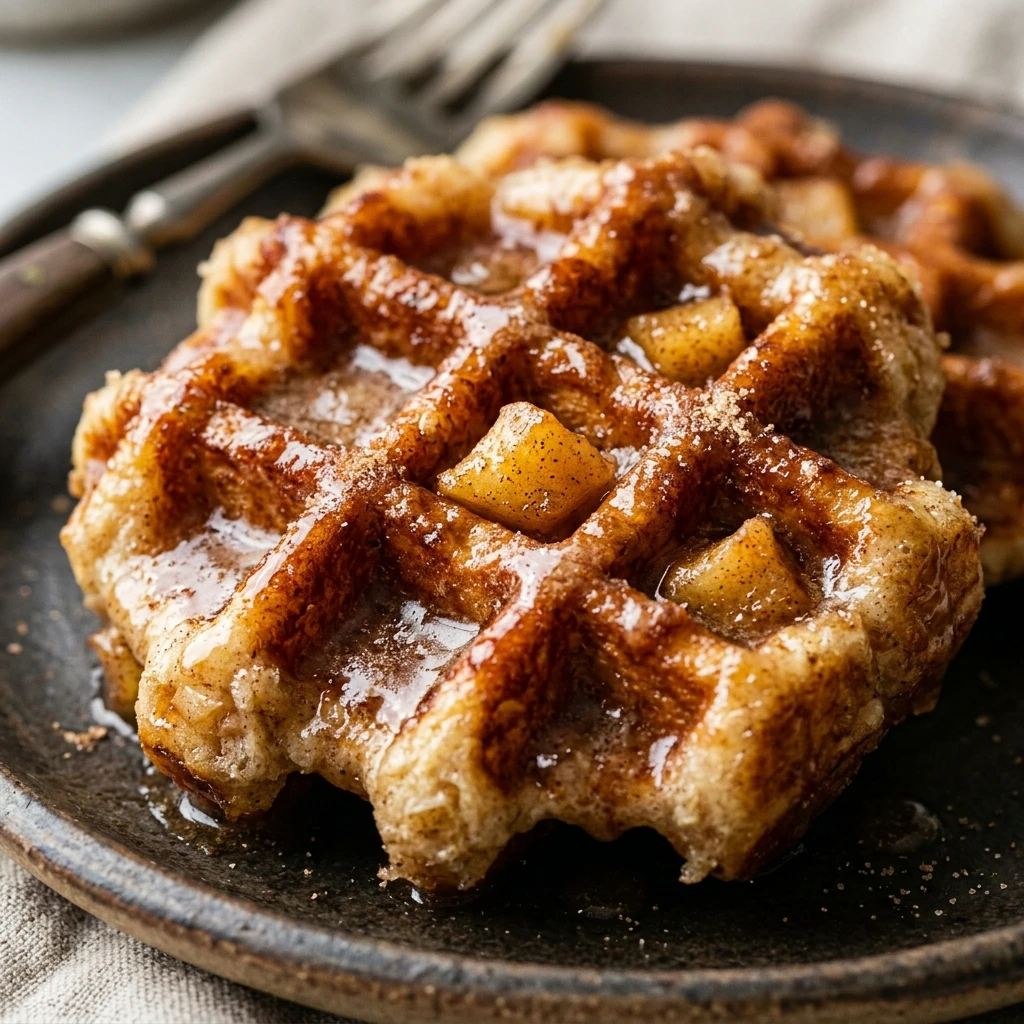 Apple Fritter Waffles