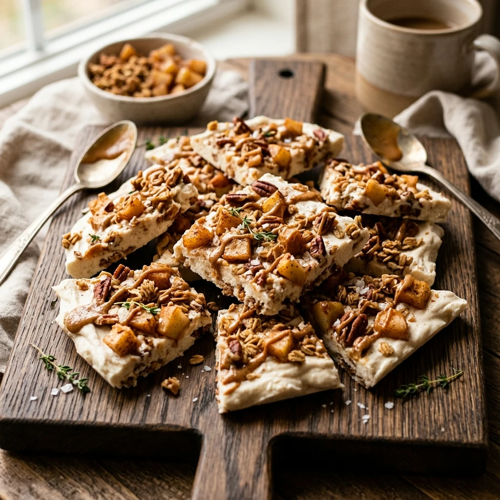Apple Pie Protein Yogurt Bark Recipe