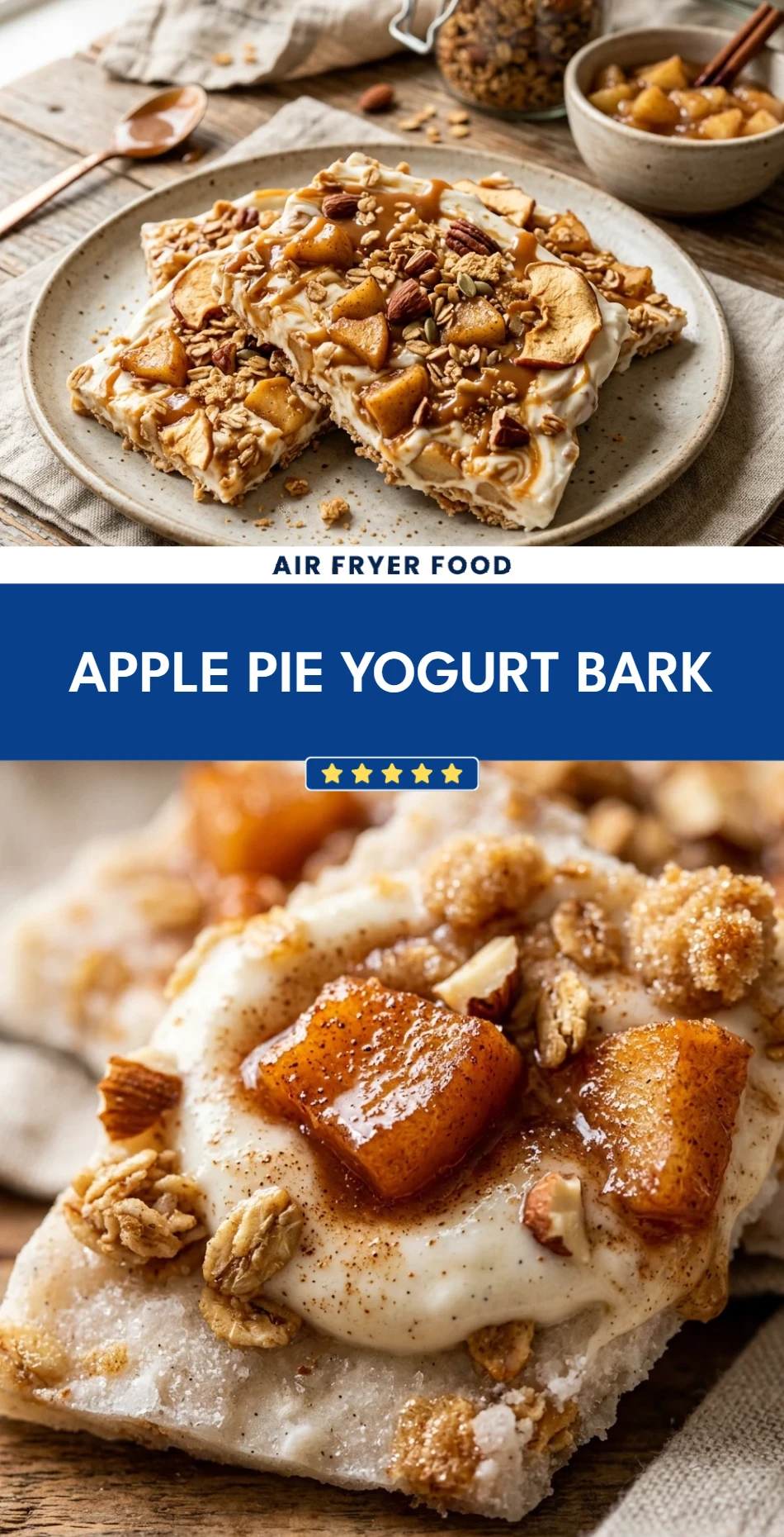 Apple Pie Yogurt Bark