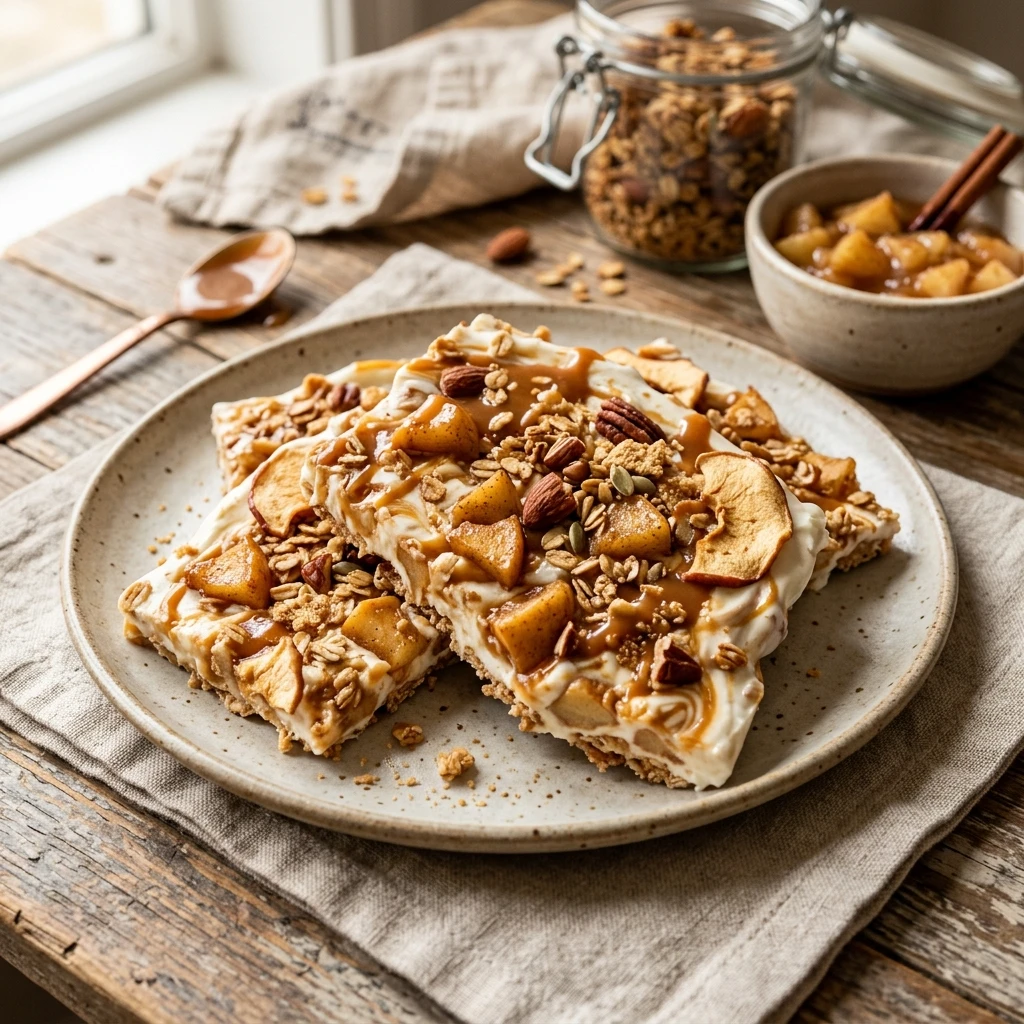 Apple Pie Yogurt Bark