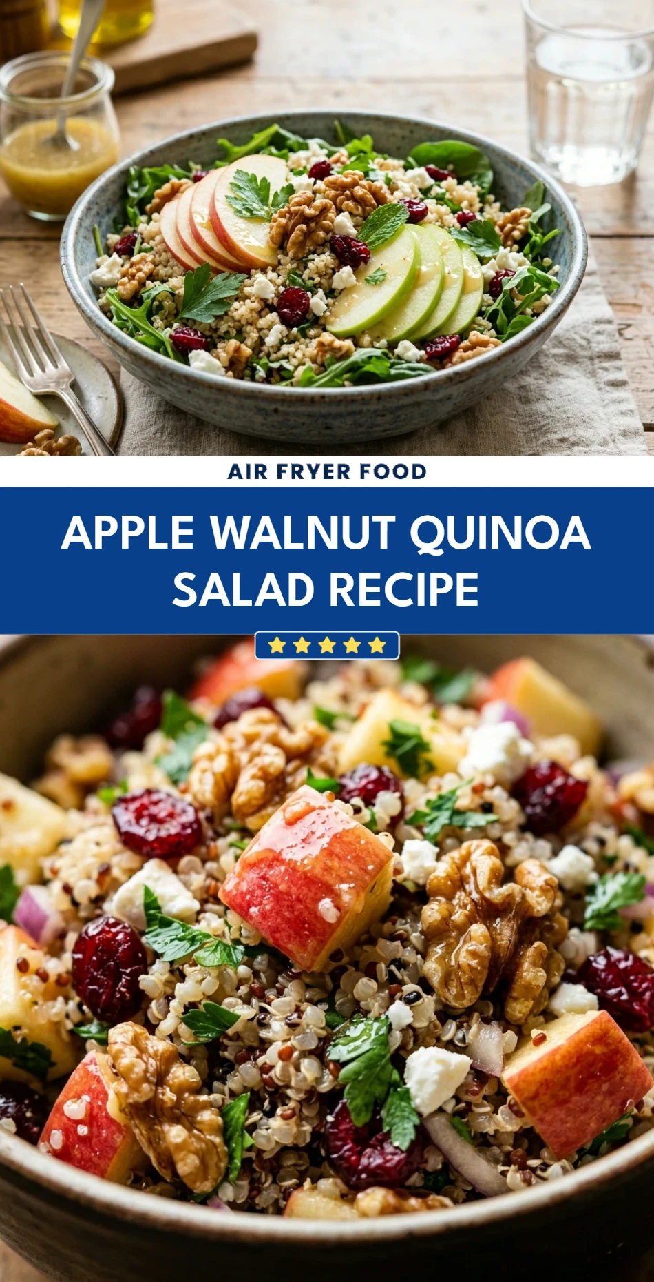 Apple Walnut Quinoa Salad Recipe