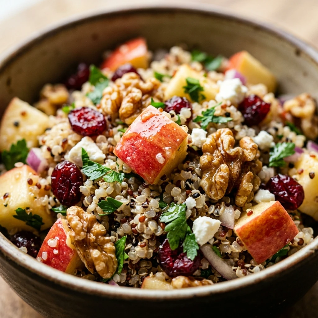 Apple Walnut Quinoa Salad Recipe