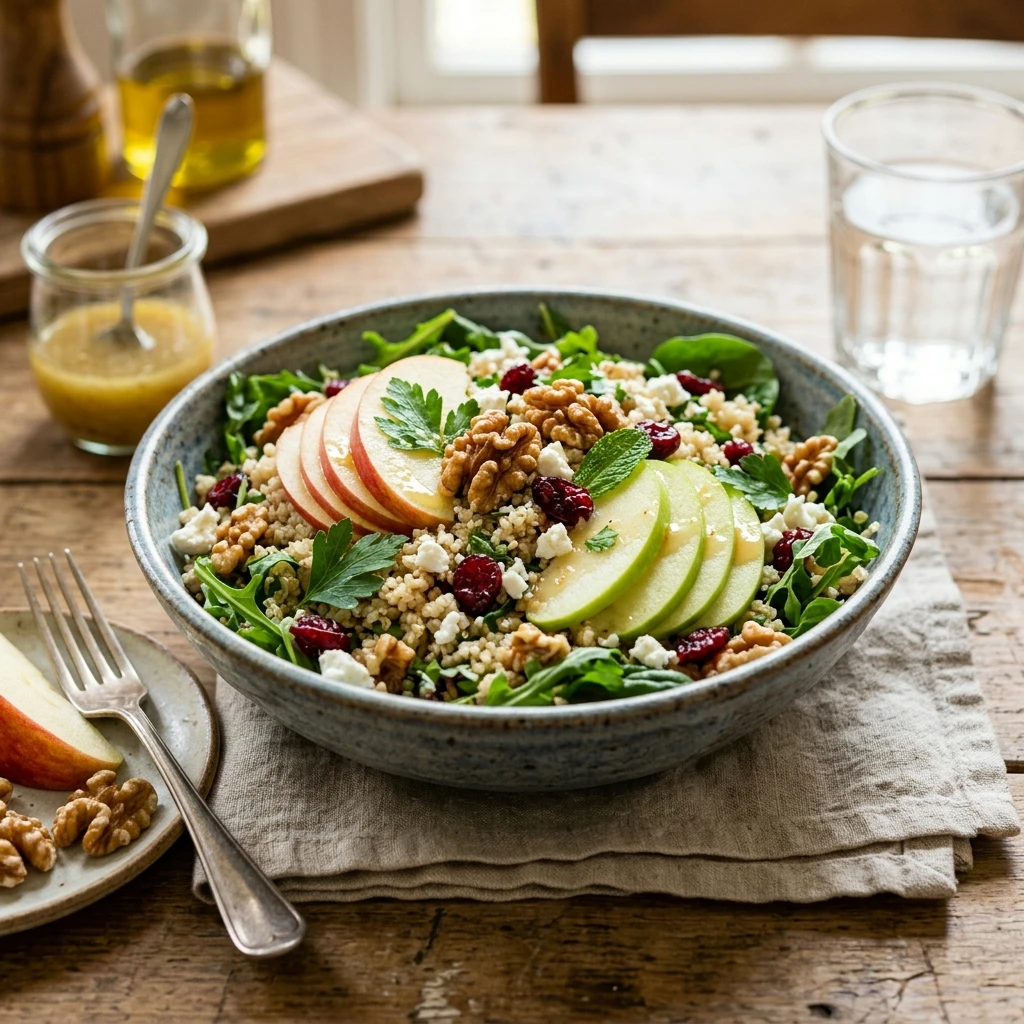 Apple Walnut Quinoa Salad Recipe