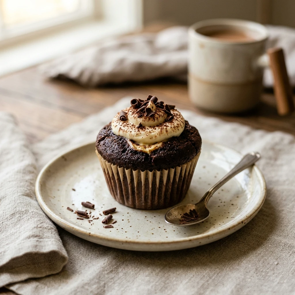 Black Bottom Cupcakes with Cream Cheese Filling