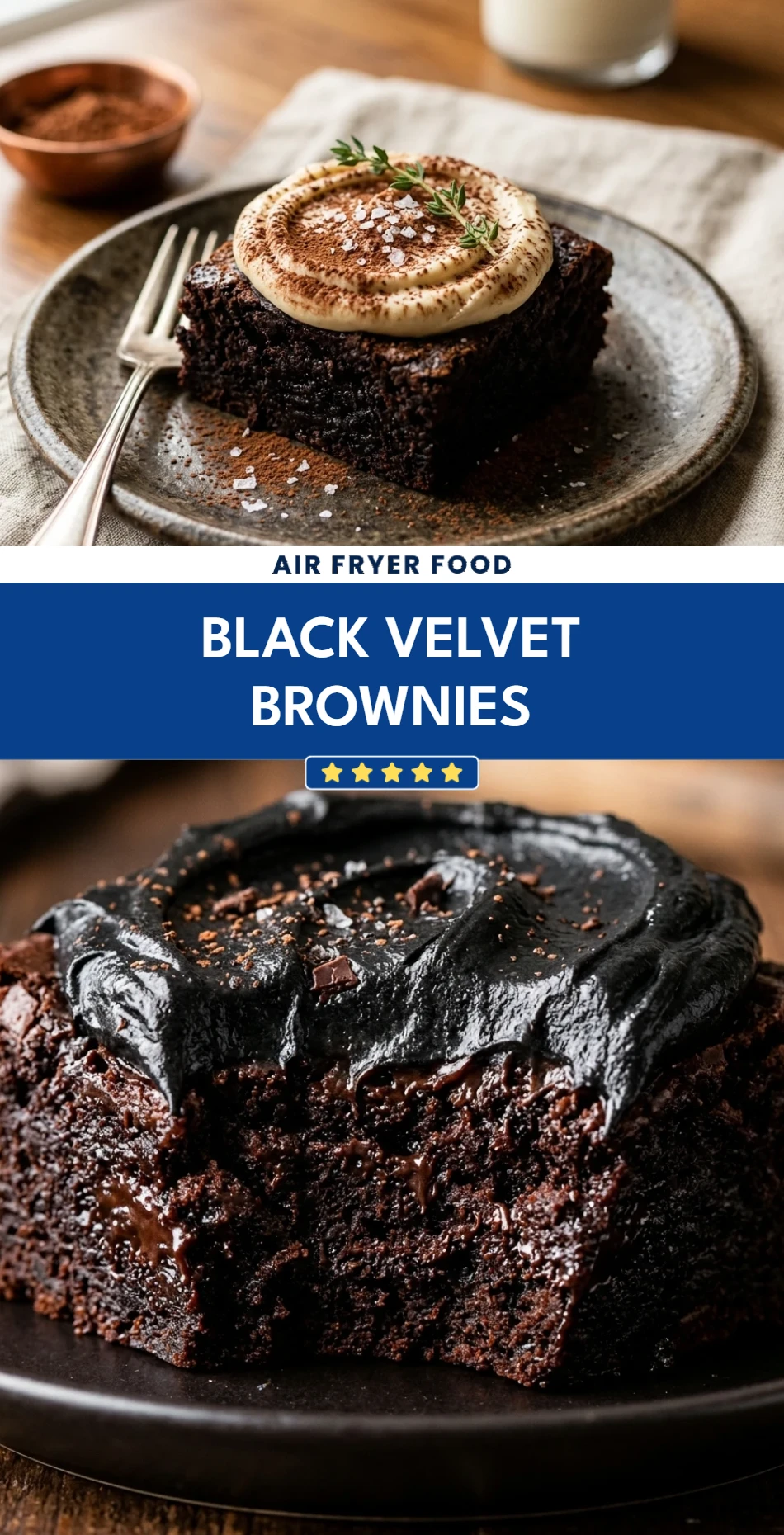 Black Velvet Brownies