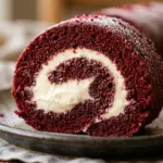 Blood Velvet Cake Roll
