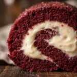 Blood Velvet Cake Roll
