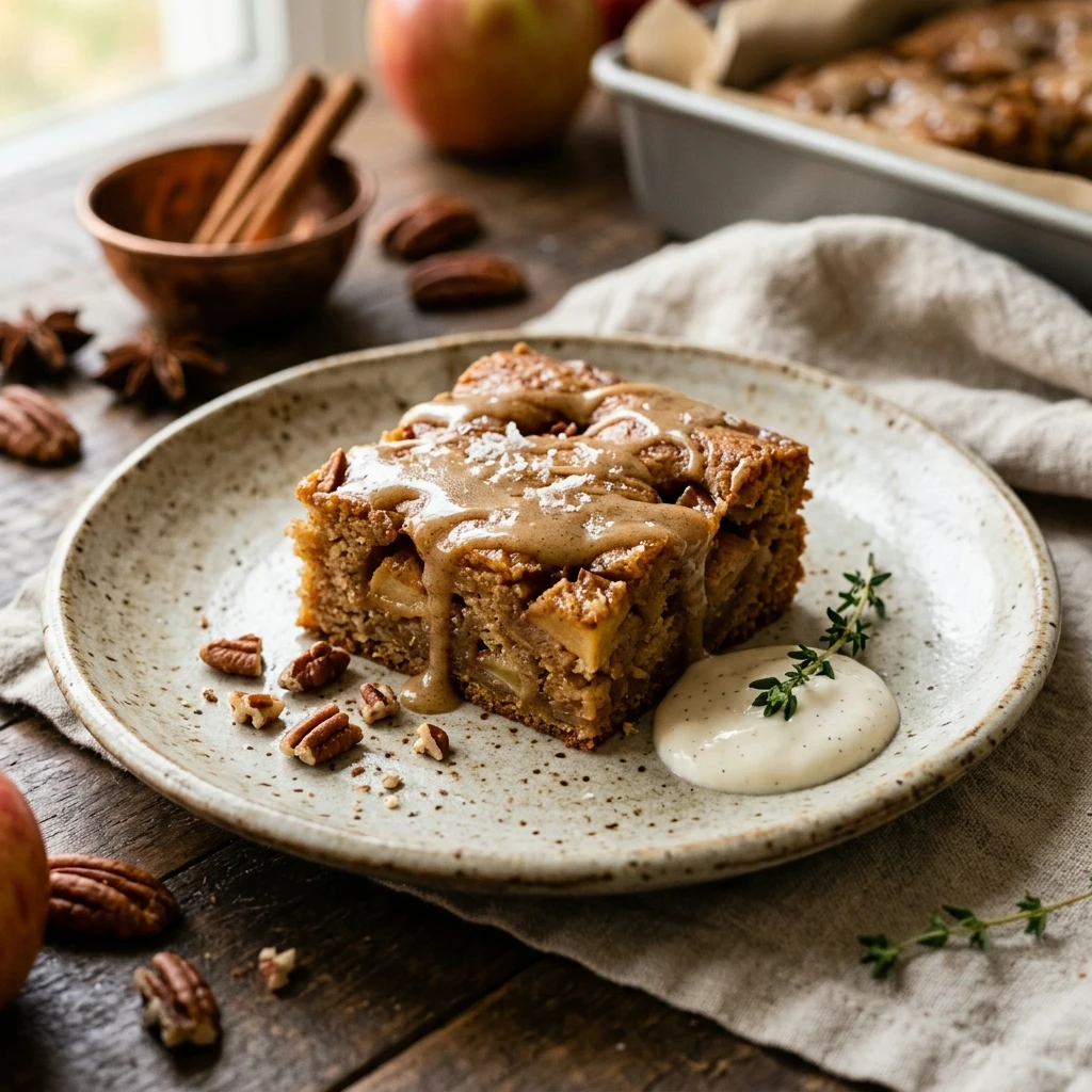 Brown Butter Apple Blondies Fall Recipe