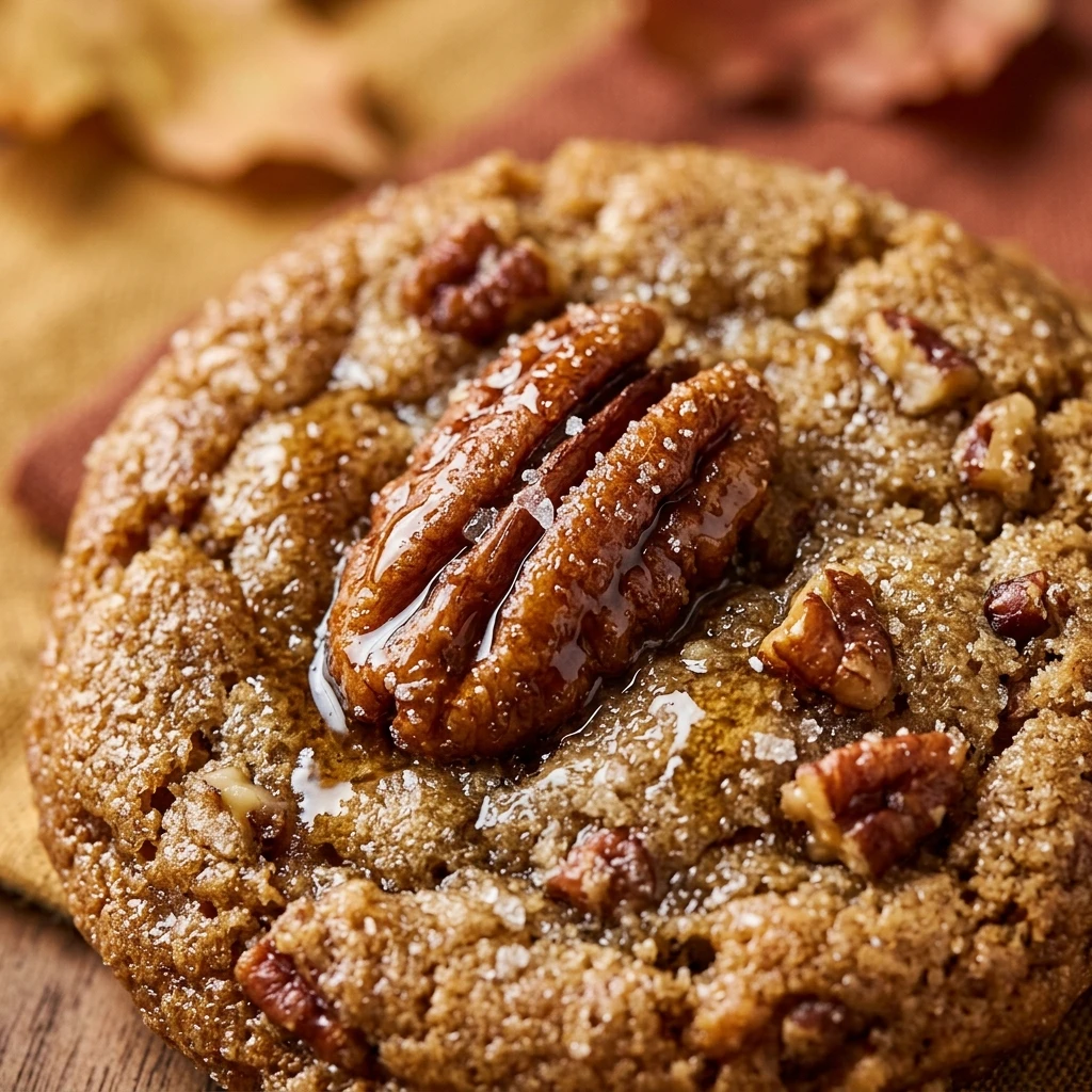 Brown Butter Maple Pecan Cookies Fall Dessert