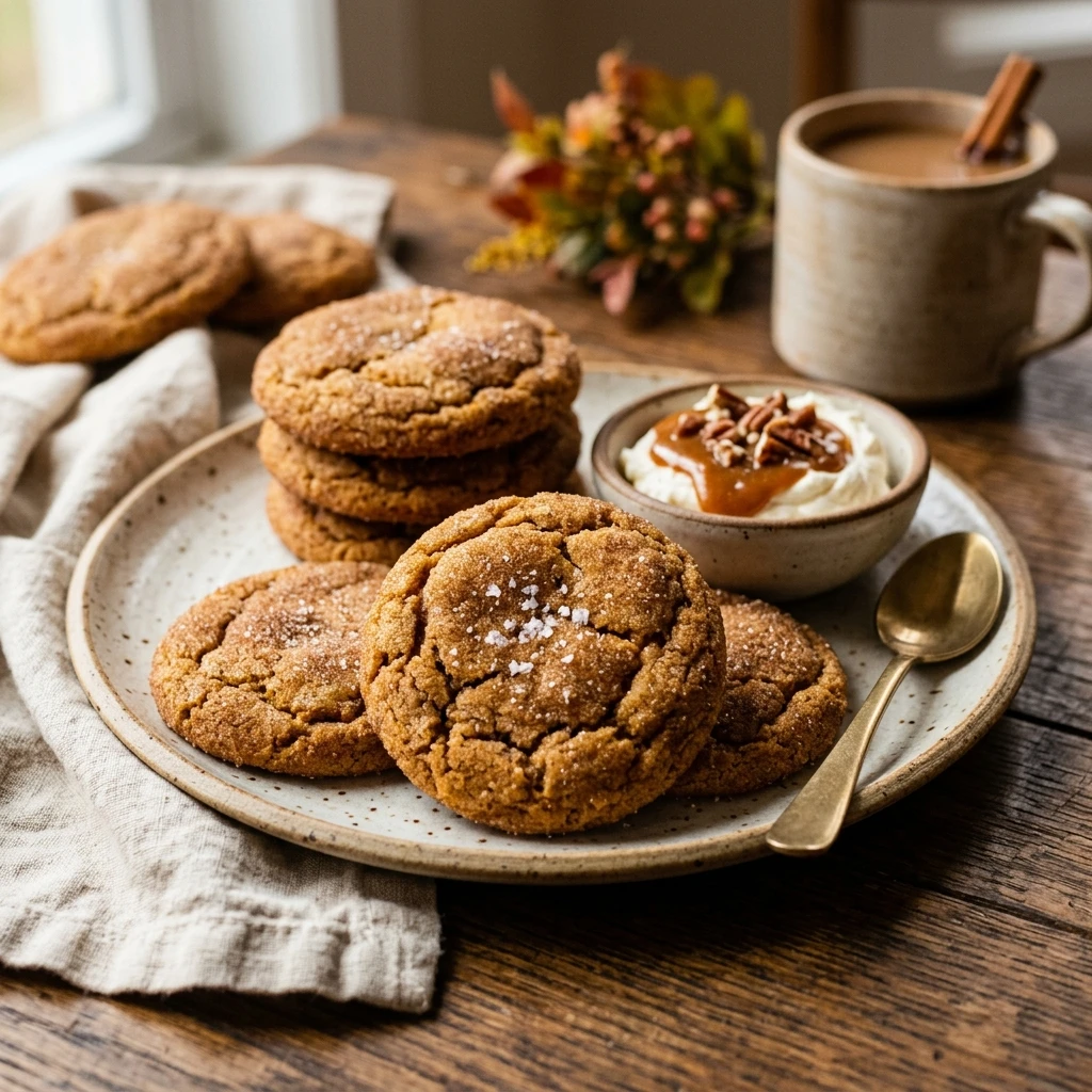 Brown Butter Pumpkin Snickerdoodles Dessert