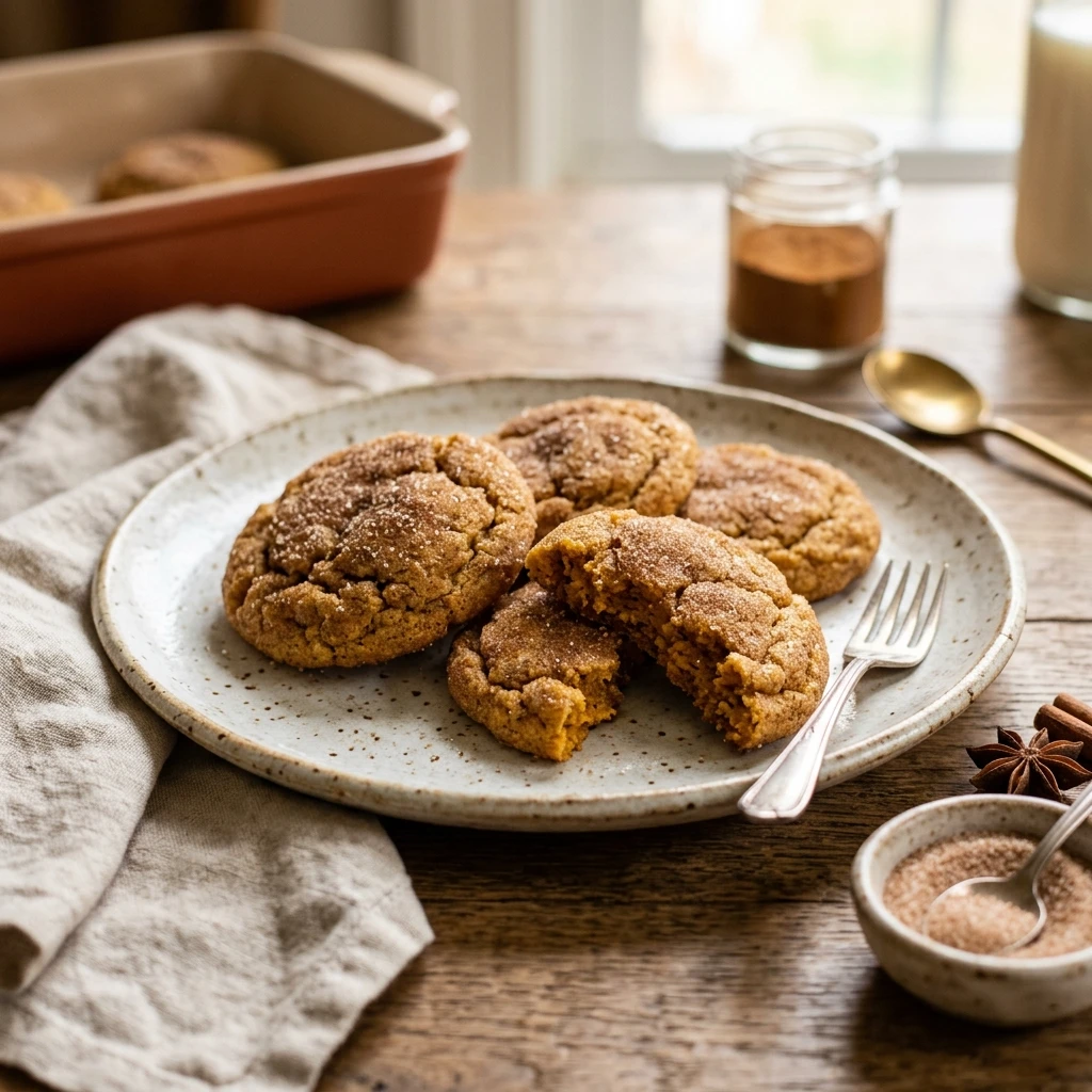 Brown Butter Pumpkin Snickerdoodles