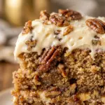 Butter Pecan Cake with Cream Cheese Buttercream