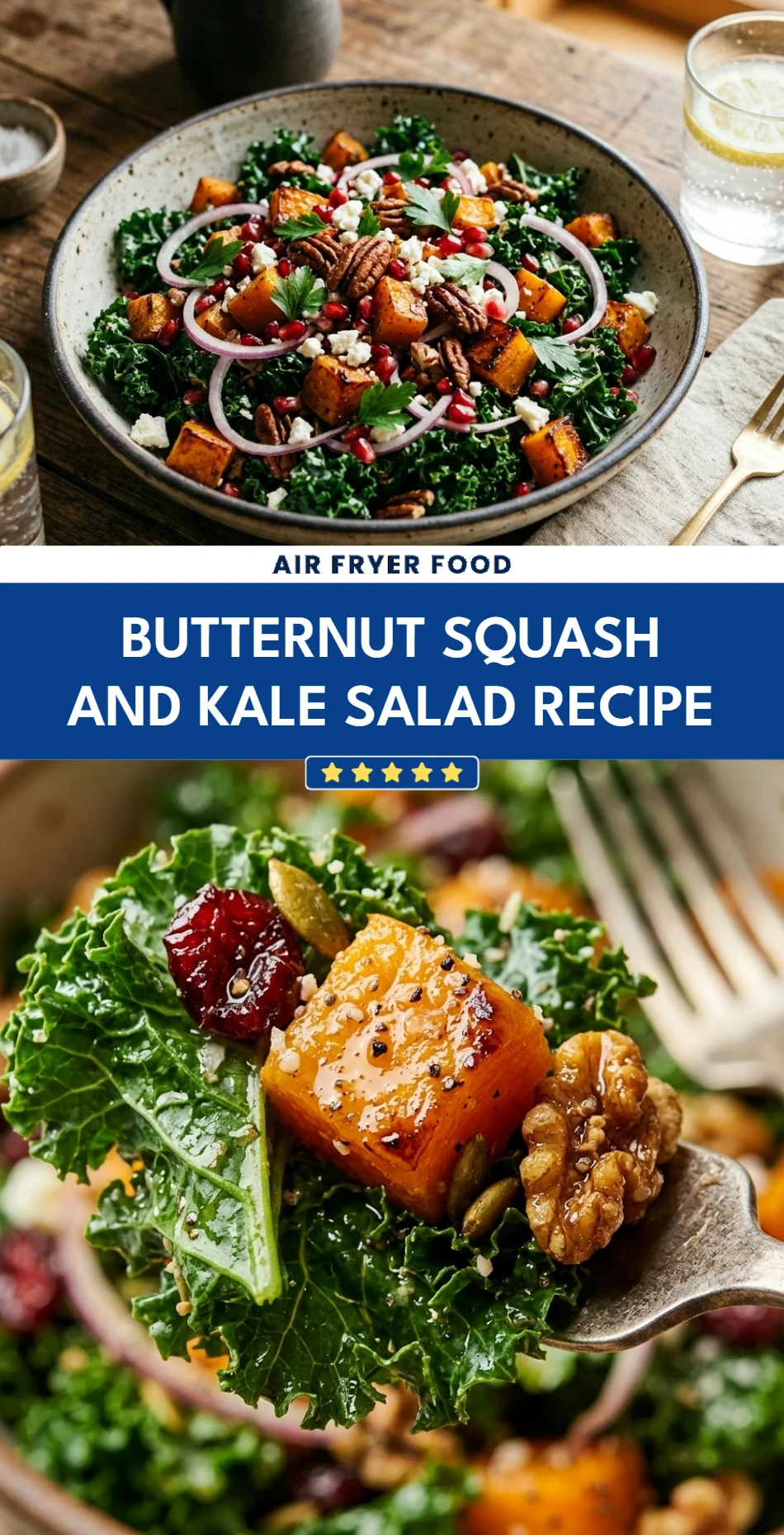 Butternut Squash And Kale Salad Recipe