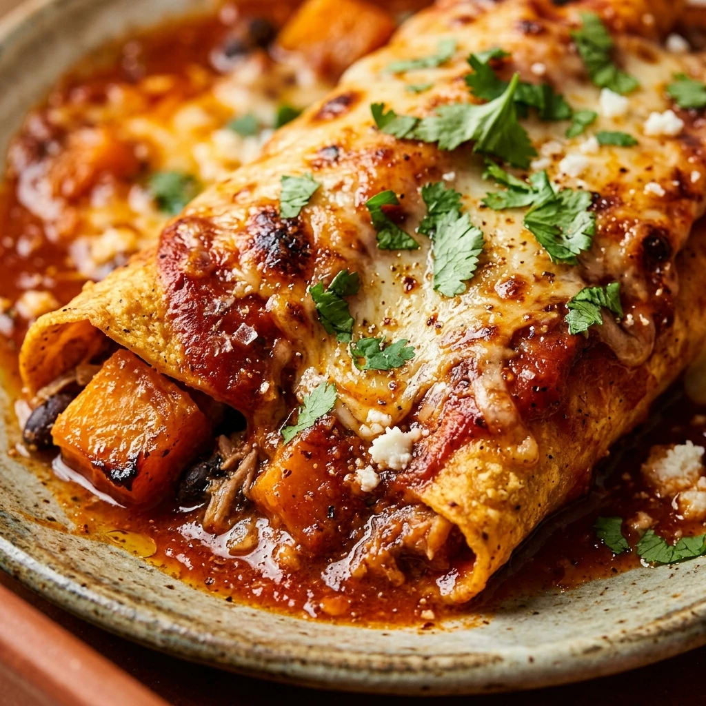 Butternut Squash Enchiladas