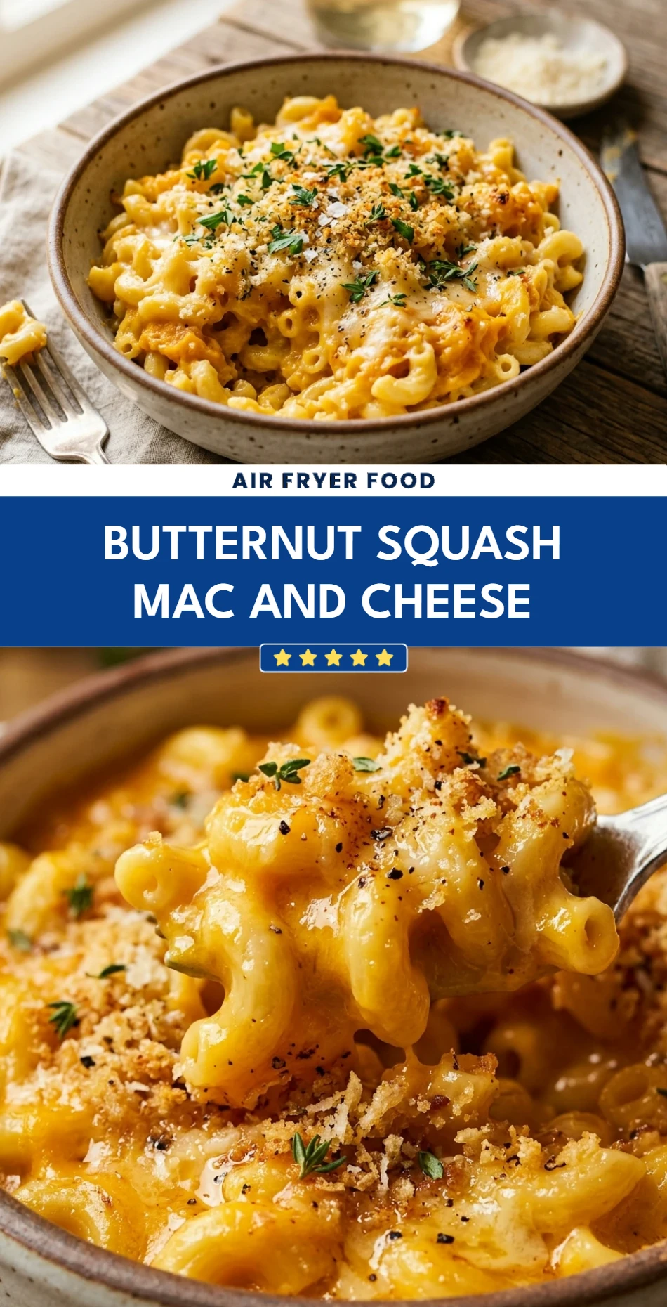 Butternut Squash Mac And Cheese