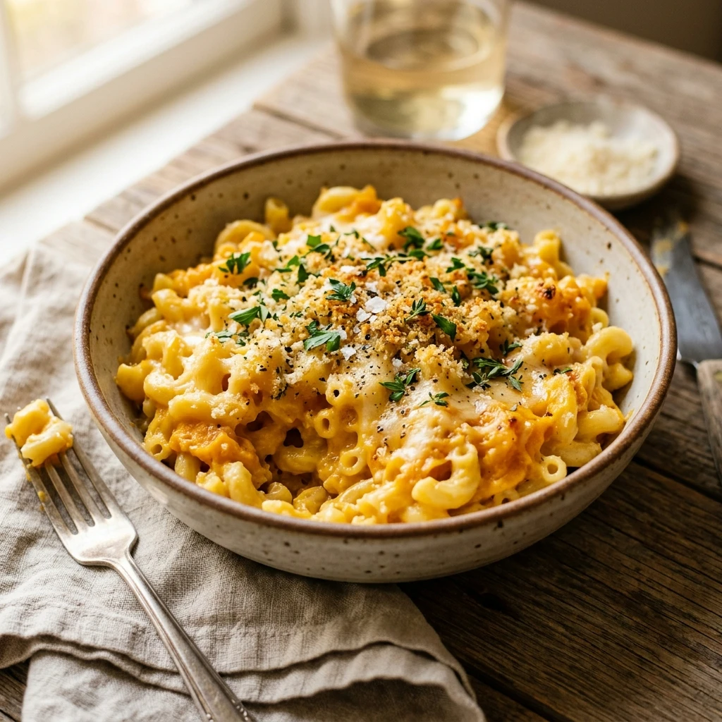 Butternut Squash Mac And Cheese