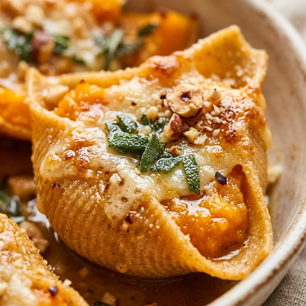 Butternut Squash Stuffed Shells