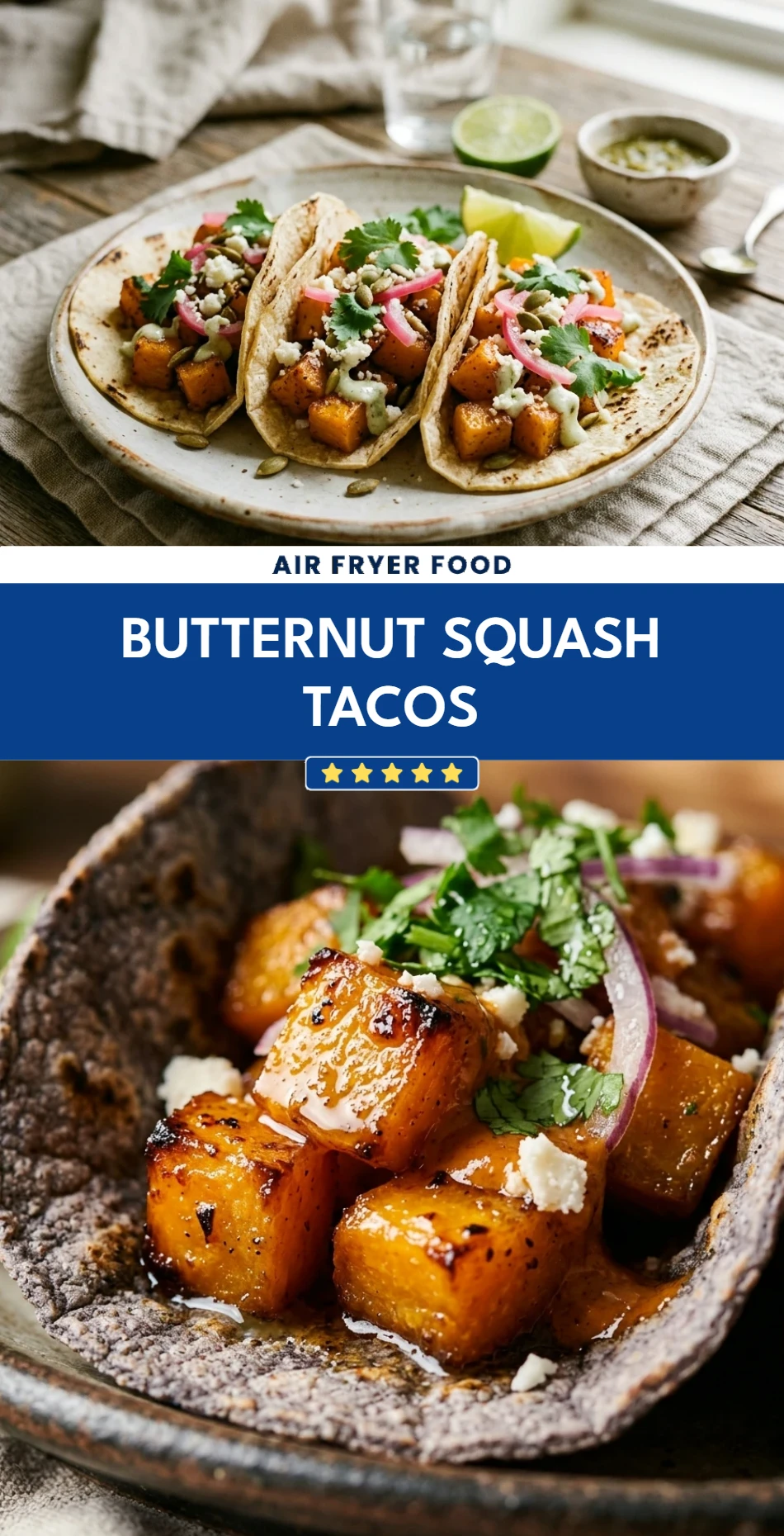 Butternut Squash Tacos