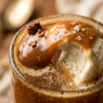 Caramel Apple Cider Float