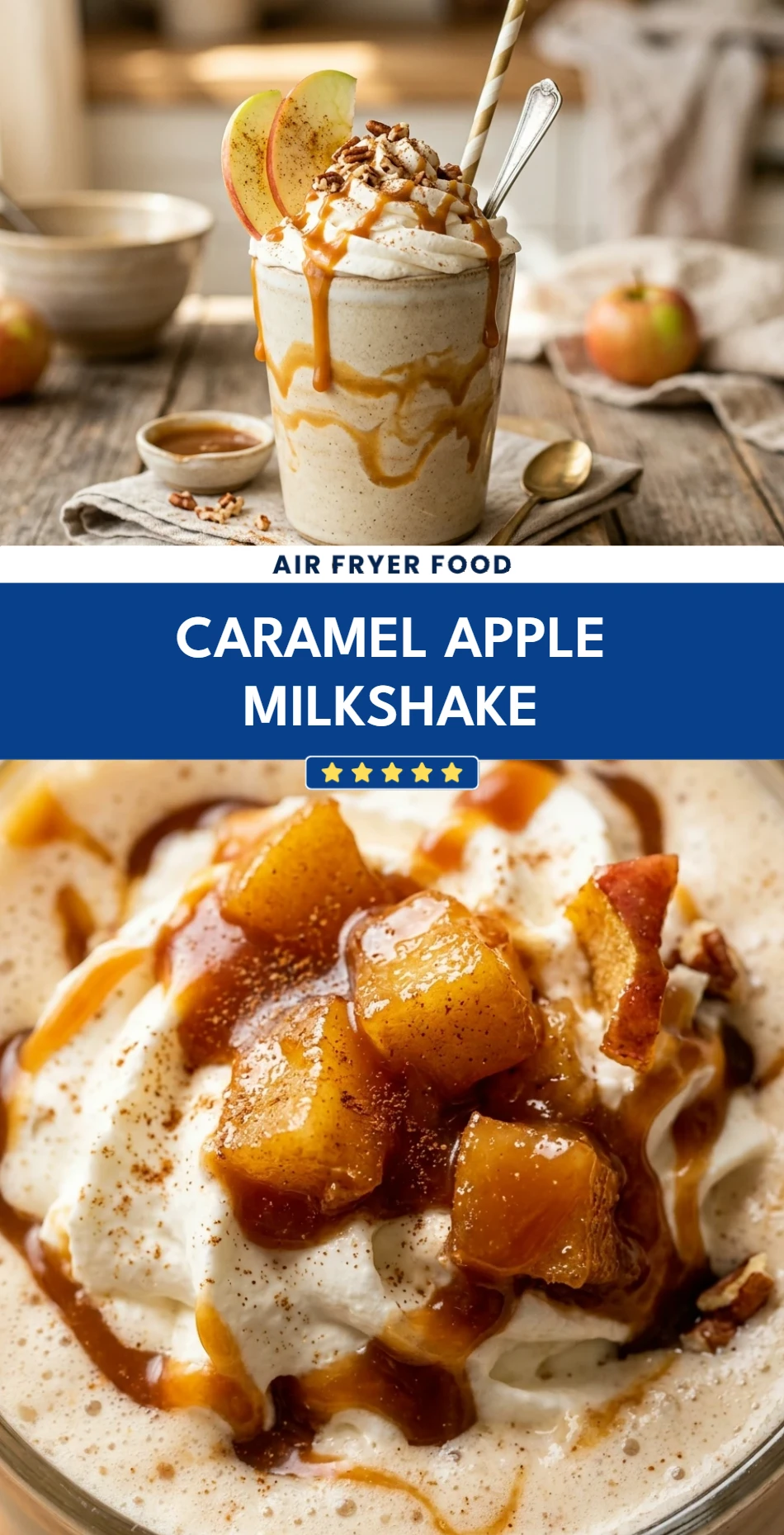 Caramel Apple Milkshake