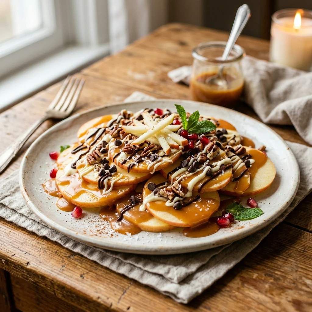 Caramel Apple Nachos