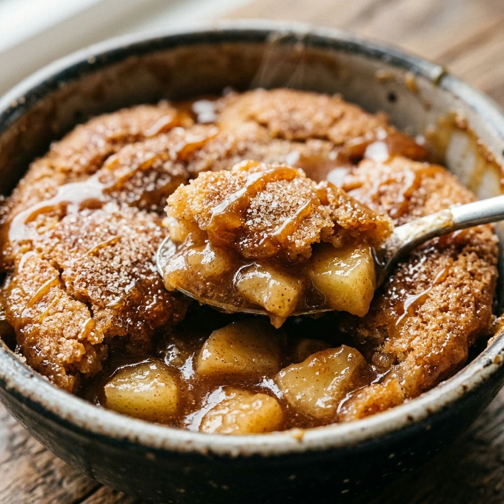Caramel Apple Snickerdoodle Cobbler Recipe