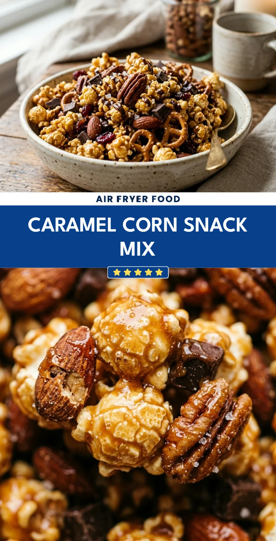 Caramel Corn Snack Mix