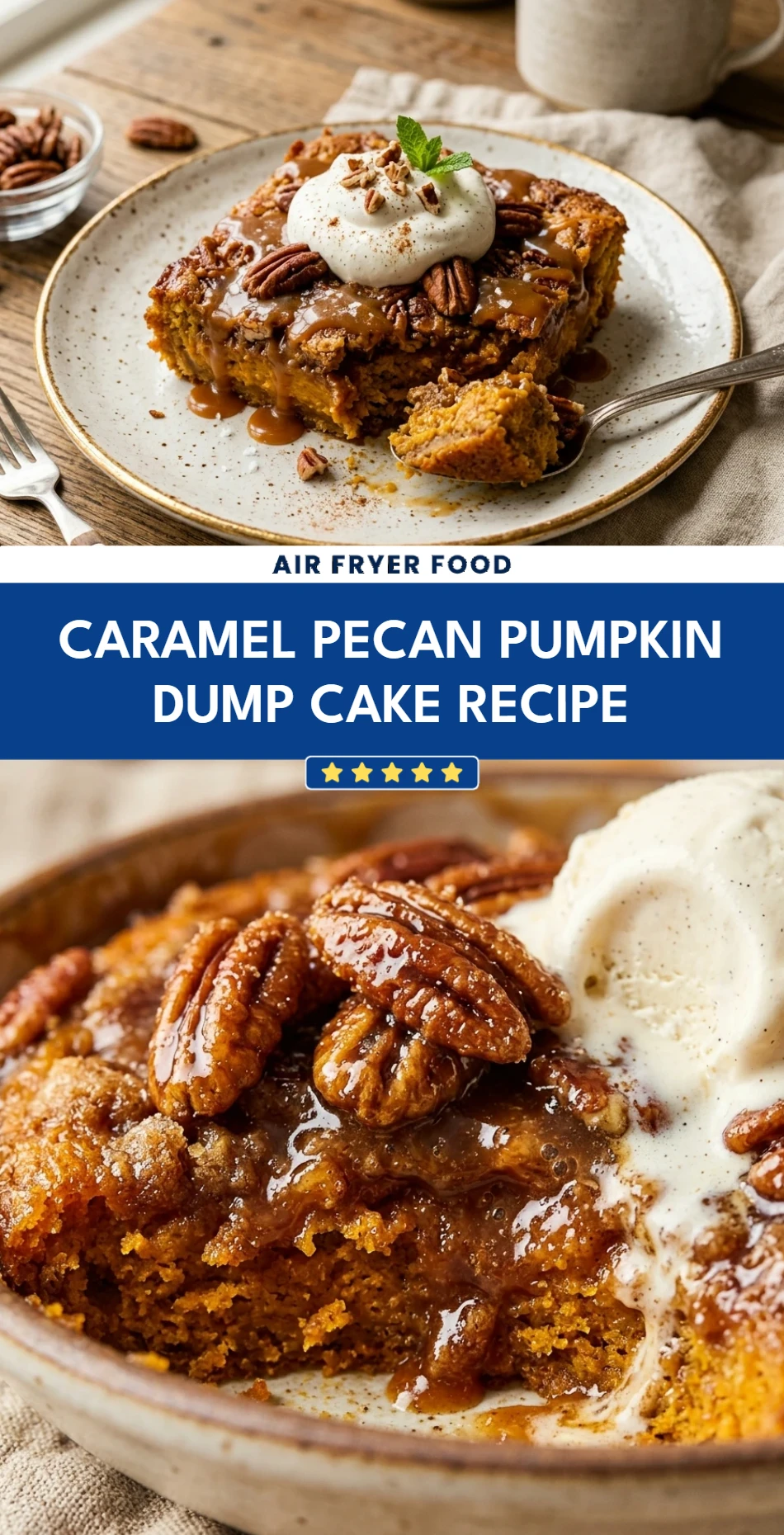 Caramel Pecan Pumpkin Dump Cake Recipe
