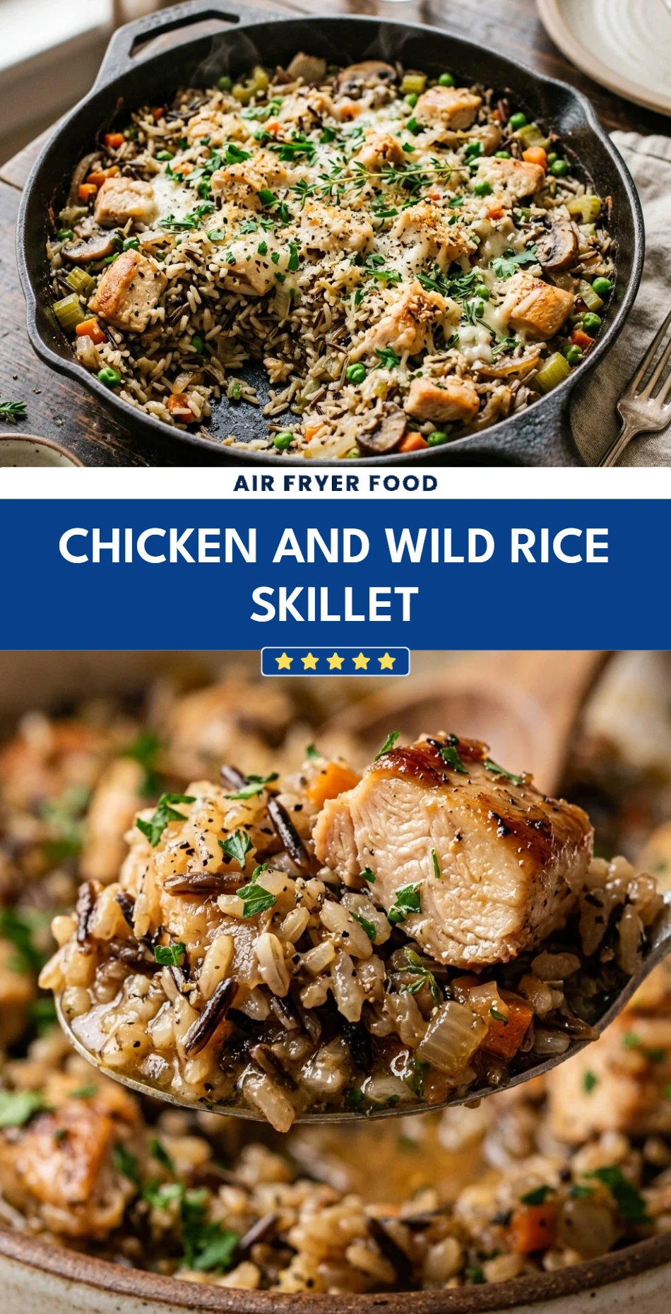 Chicken And Wild Rice Skillet