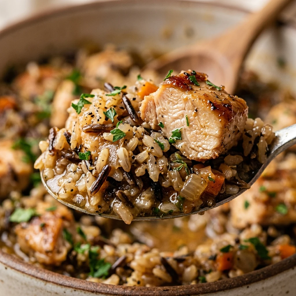 Chicken And Wild Rice Skillet