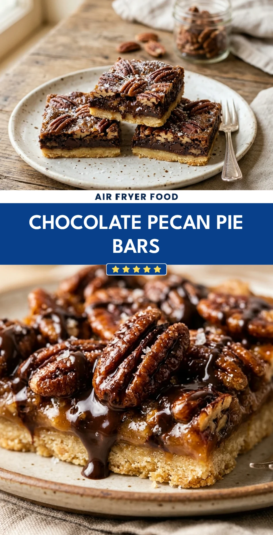 Chocolate Pecan Pie Bars