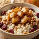 Cinnamon Apple Cottage Cheese Bowl High Protein